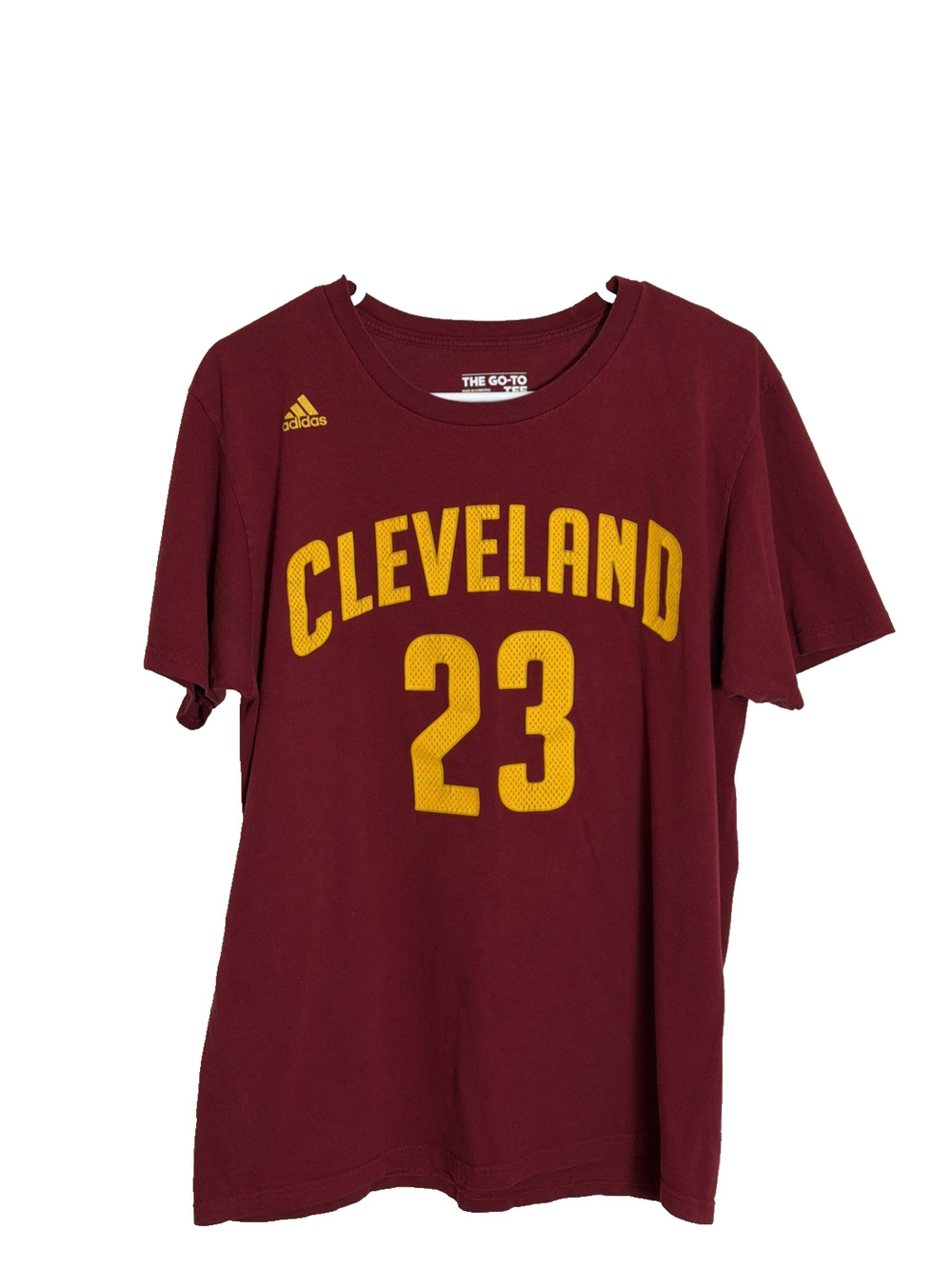 Adidas The Go To Tee Cleveland cavaliers Lebron James #23 T Shirt Size L